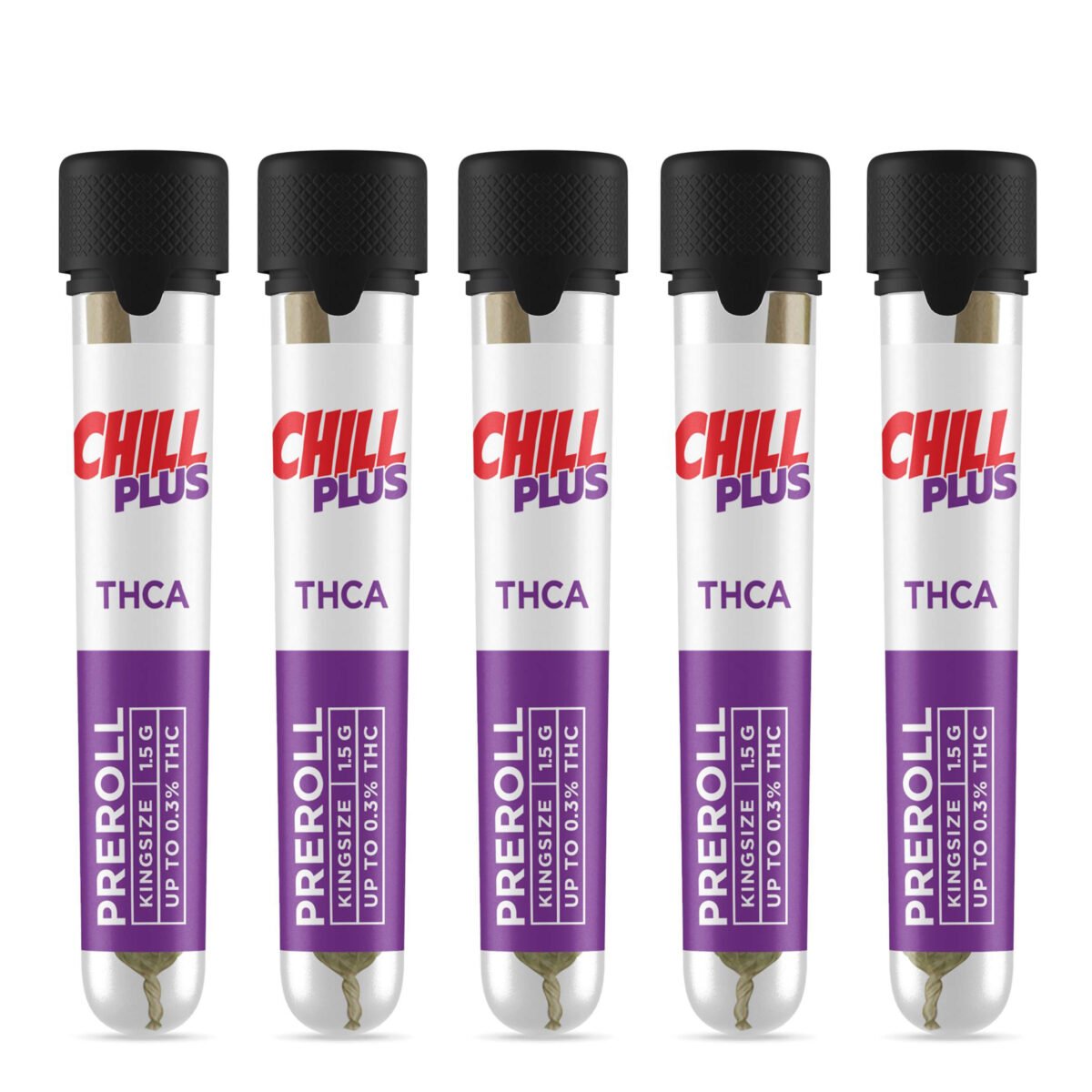 1.5g Hybrid King-Size THCA Pre Rolls Bundle - Chill Plus