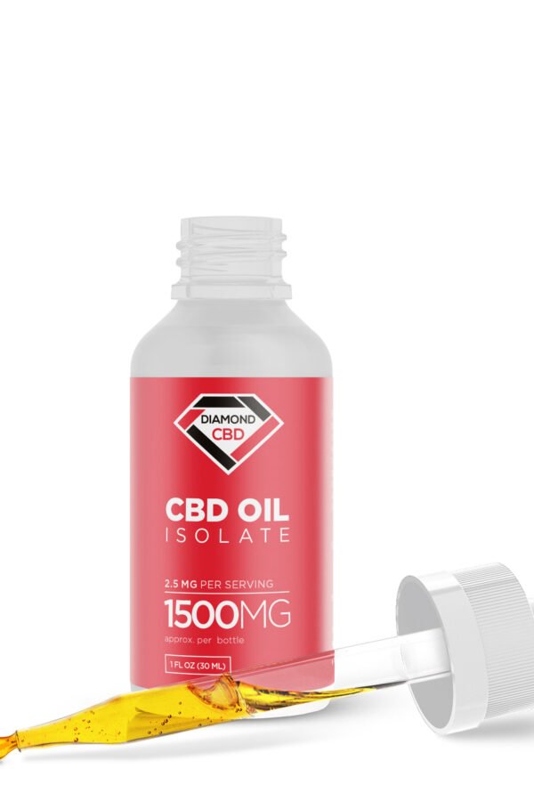 1500mg CBD Isolate Oil - Diamond CBD