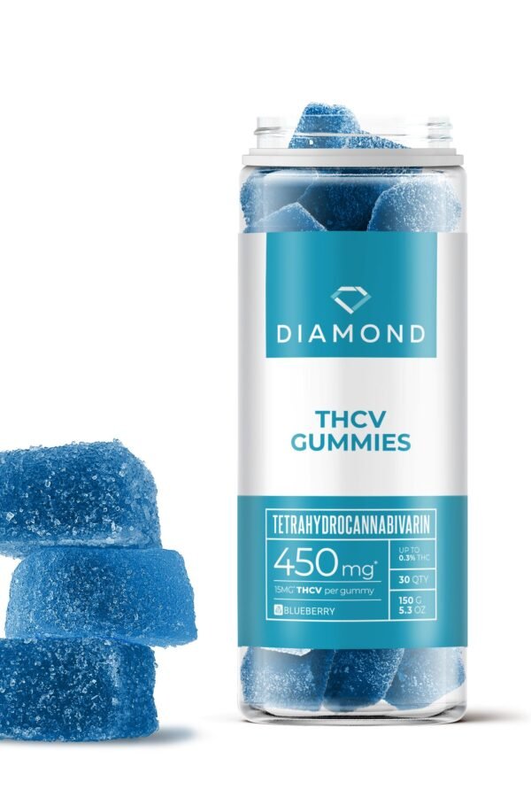 15mg THCV Gummies - Blueberry - Diamond (450mg)