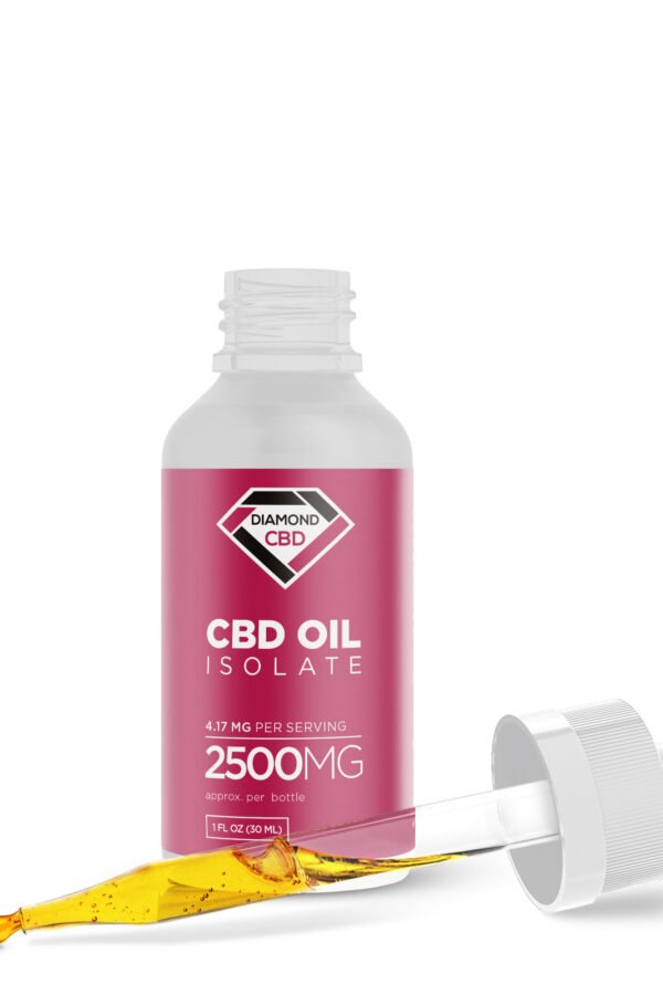 2500mg CBD Isolate Oil - Diamond CBD