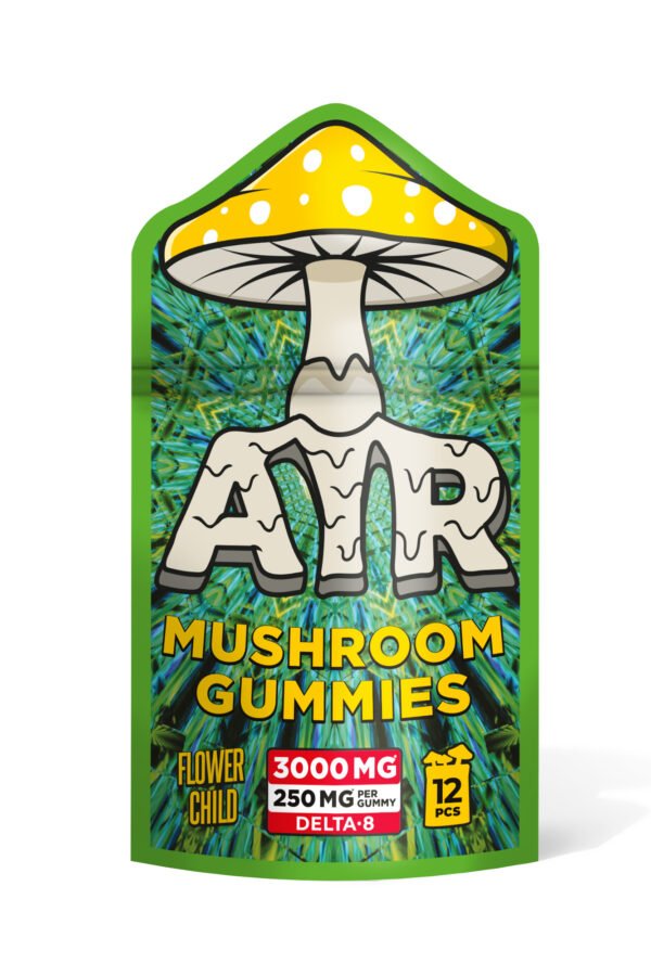 250mg D8 Mushroom Gummies - Flower Child - Air (3000mg)