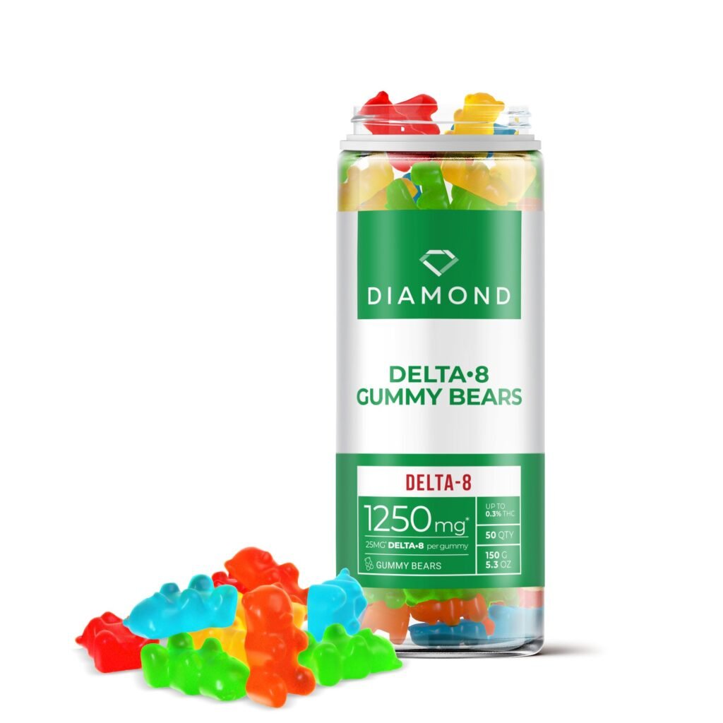 25mg Delta 8 Gummy Bears - Diamond CBD (1250mg)