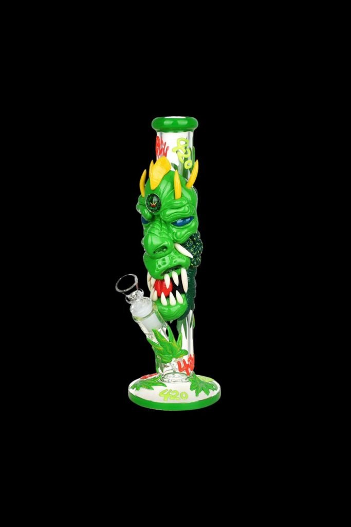 420 Dragon Glow in the Dark Tube Water Pipe