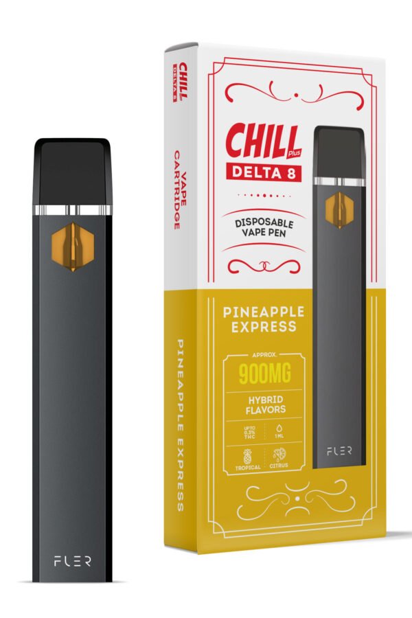 900mg D8 Vape Pen - Pineapple Express - Hybrid - 1ml - Chill Plus