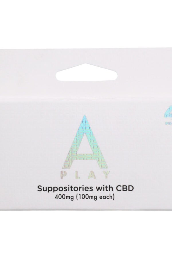 A-Play Suppositories with CBD 400mg (100mg/ea)4 pcs