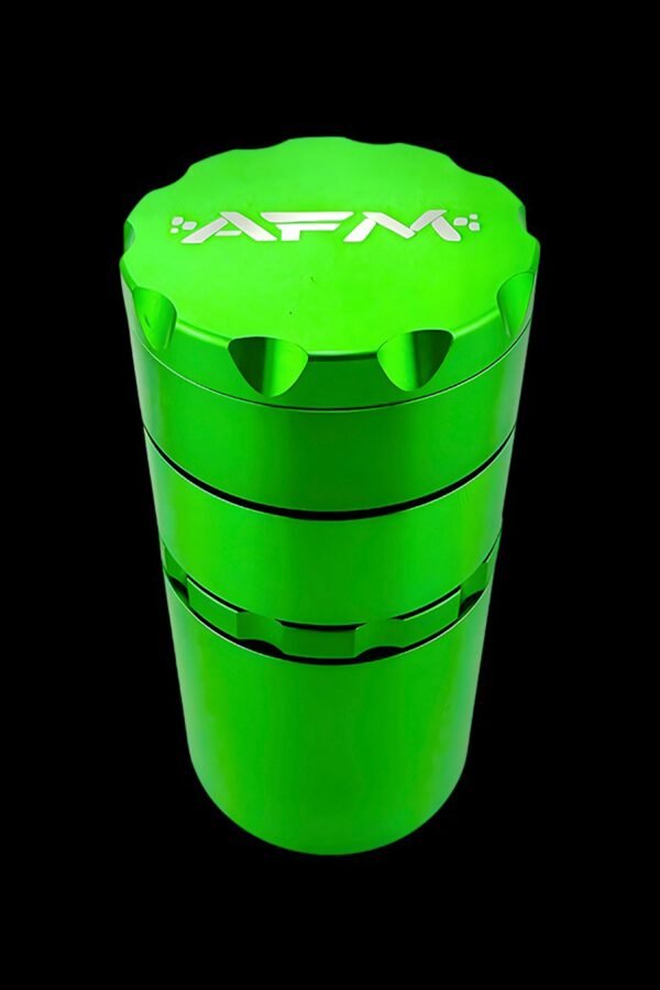 AFM Glass 5-Piece Aluminum Herb Grinder