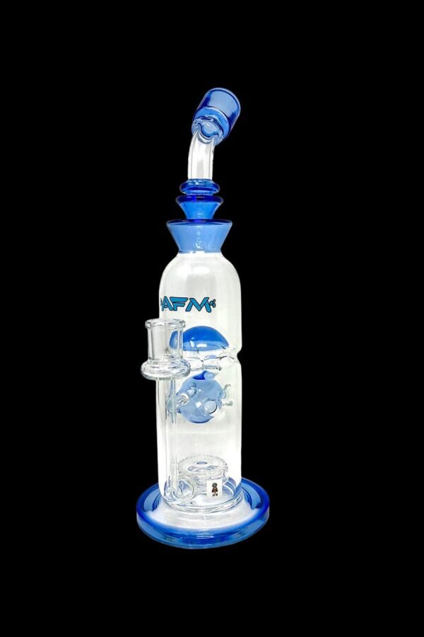 AFM Glass Big Swiss Perc Straight Water Pipe