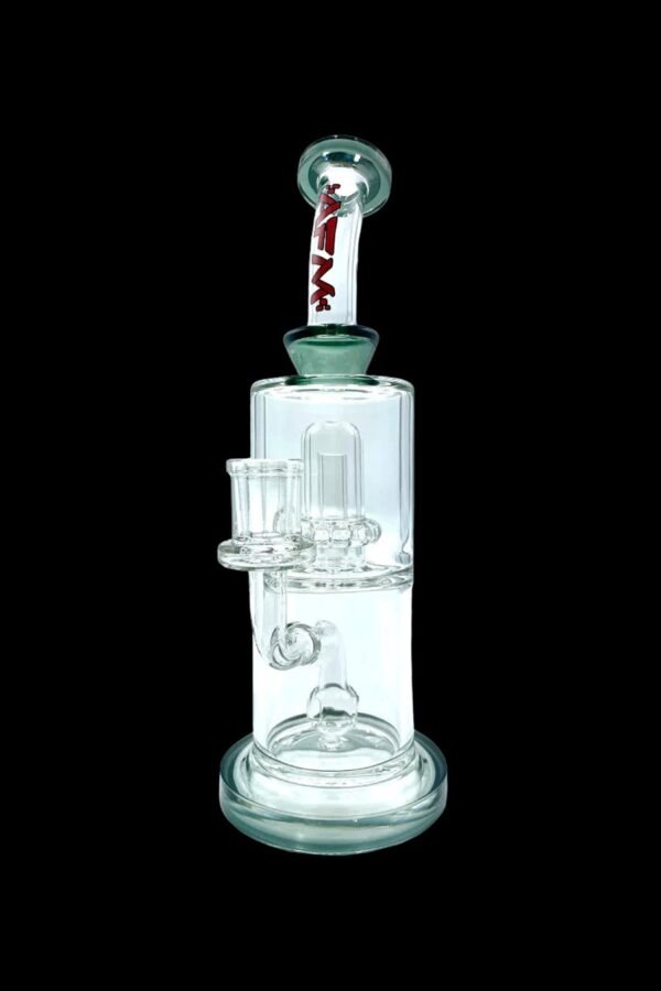 AFM Glass Dot Double Perc Glass Water Pipe