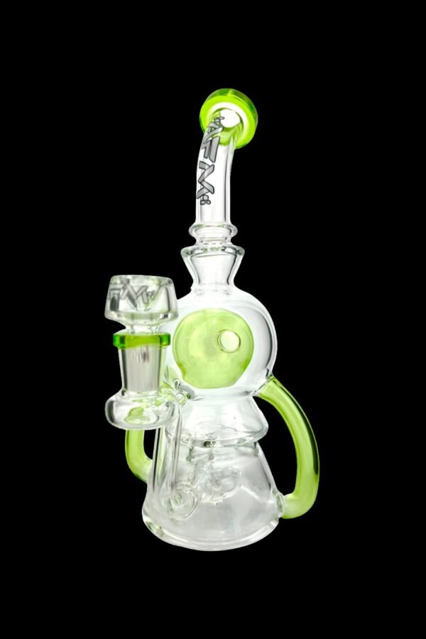 AFM Glass Double Pump Recycler Water Pipe