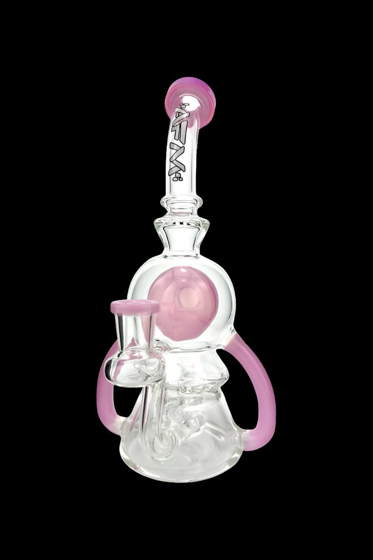 AFM Glass Double Pump Recycler Water Pipe