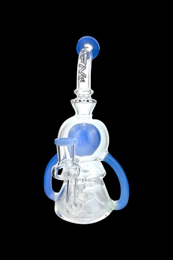 AFM Glass Double Pump Recycler Water Pipe