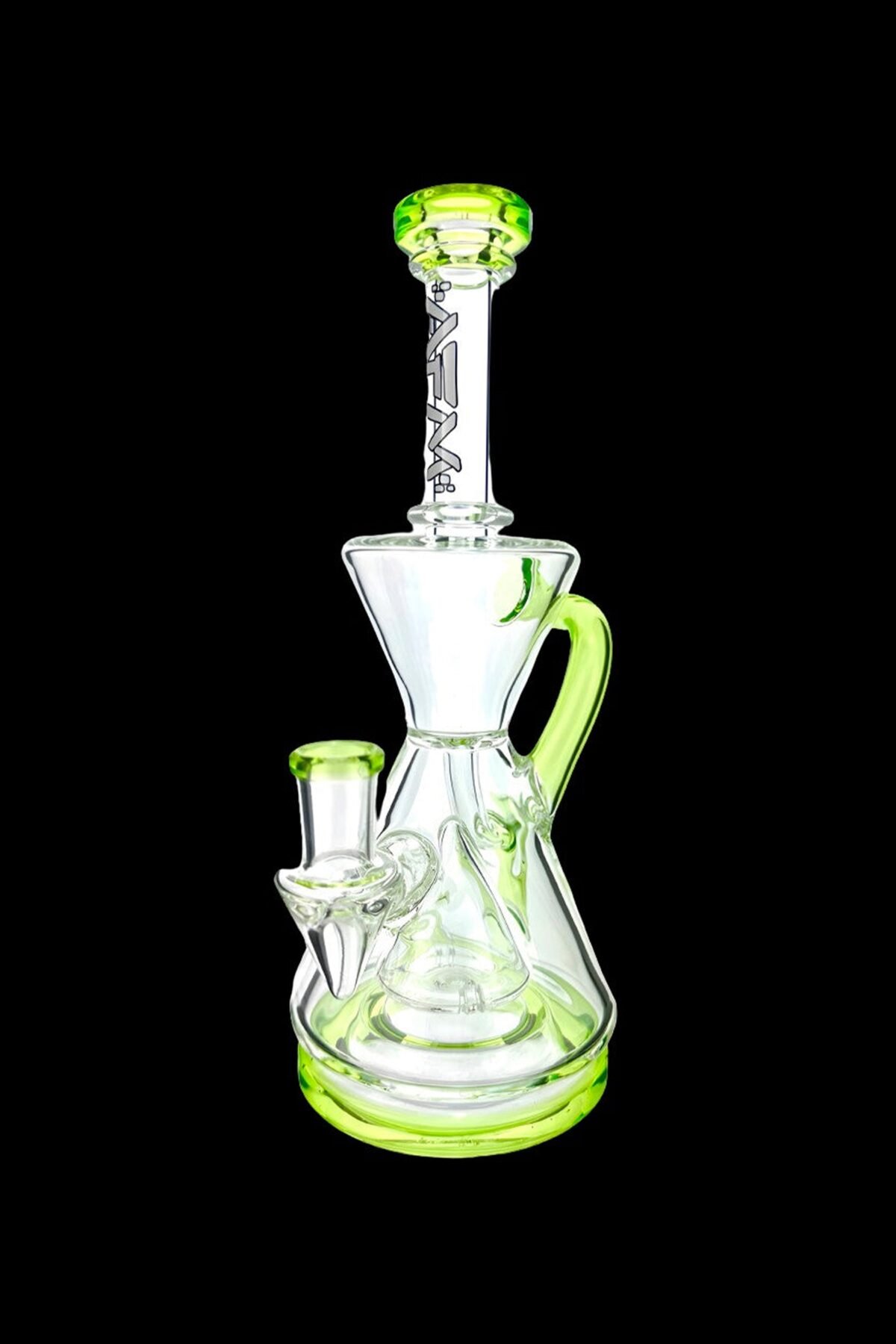 AFM Glass Magnolia Color Lip Recycler Water Pipe