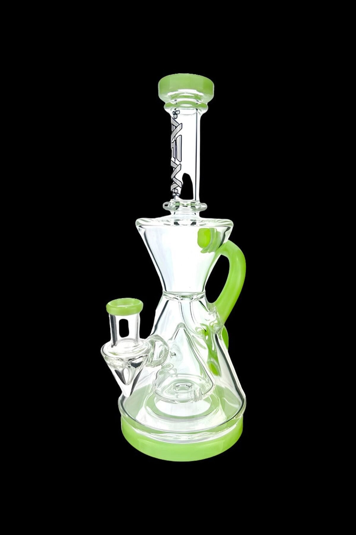 AFM Glass Magnolia Color Lip Recycler Water Pipe