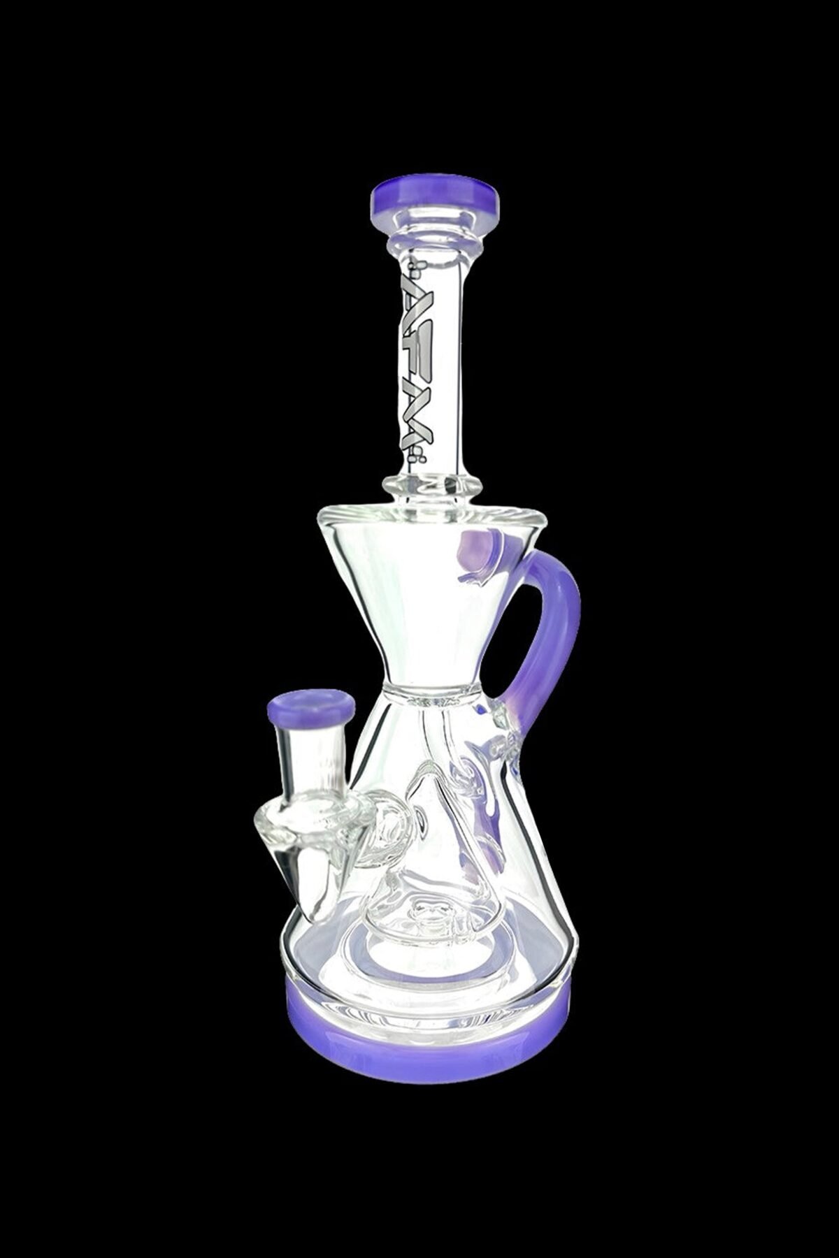 AFM Glass Magnolia Color Lip Recycler Water Pipe