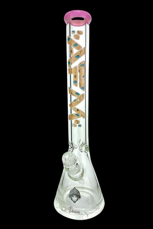 AFM Glass Max Beaker 9mm Clear Glass Beaker Bong