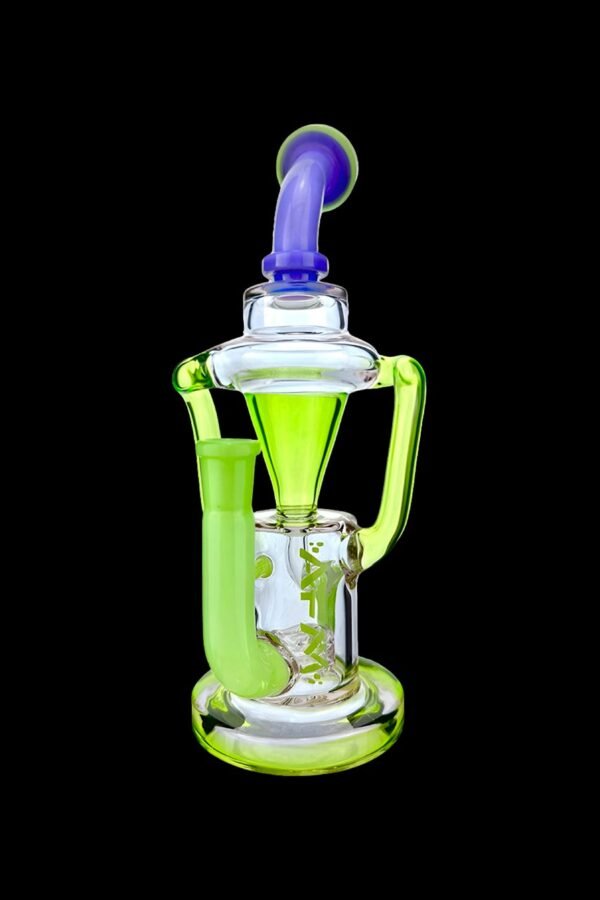 AFM Glass Palermo Double Glass Recycler Water Pipe