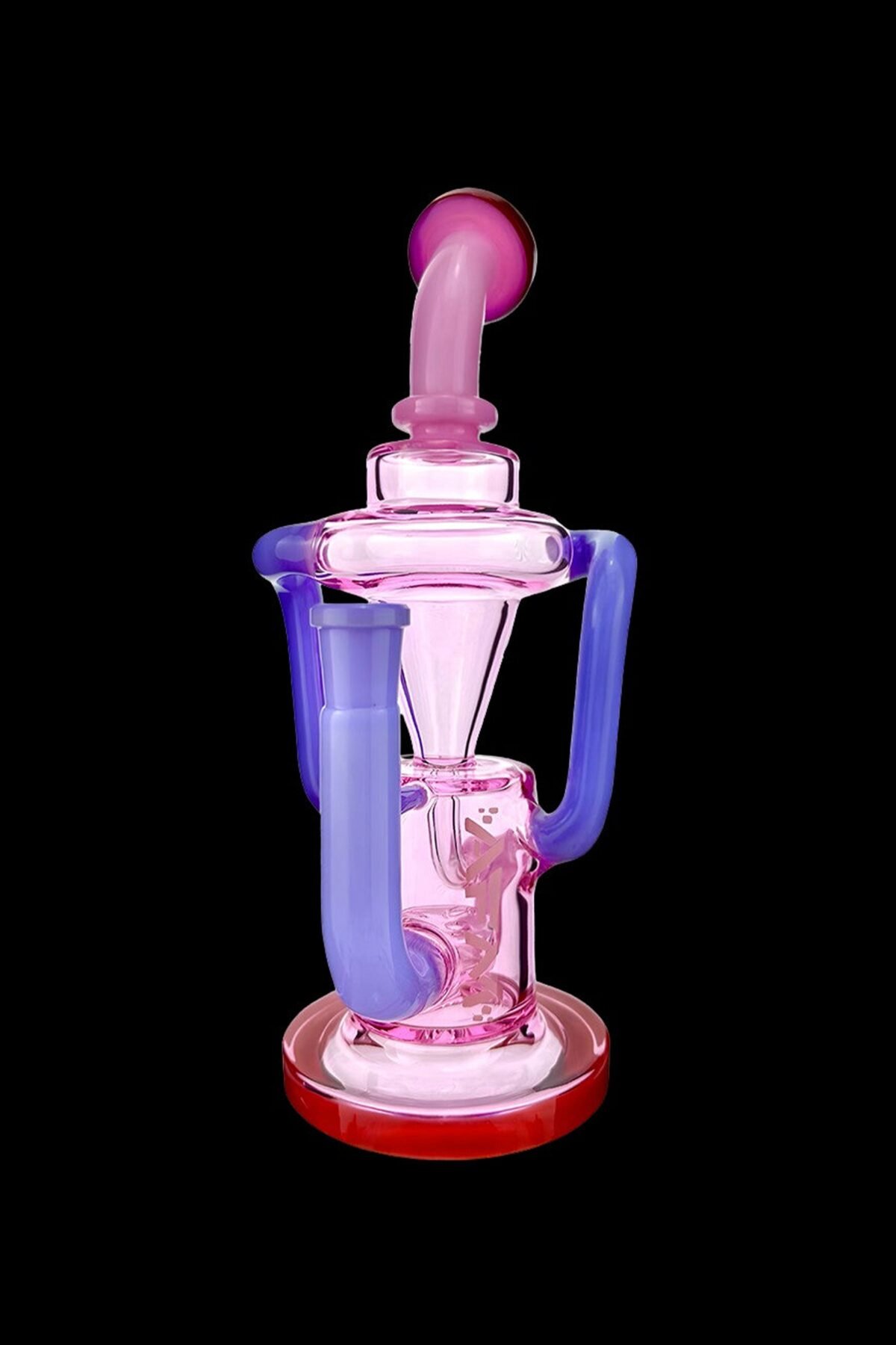 AFM Glass Palermo Double Glass Recycler Water Pipe