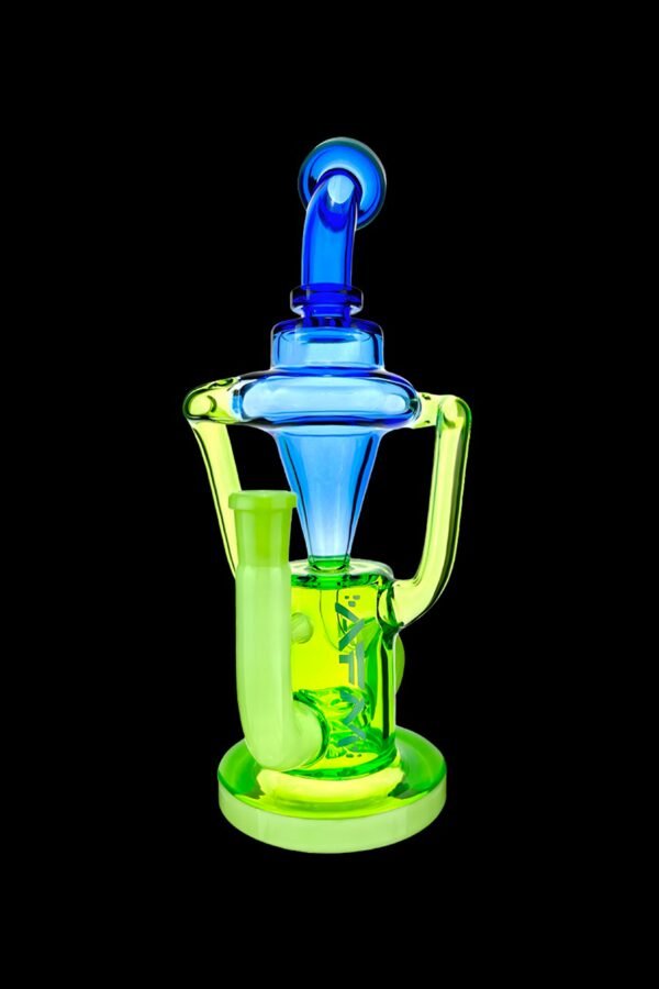 AFM Glass Palermo Double Glass Recycler Water Pipe