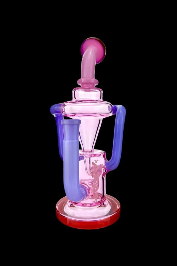 AFM Glass Palermo Double Glass Recycler Water Pipe