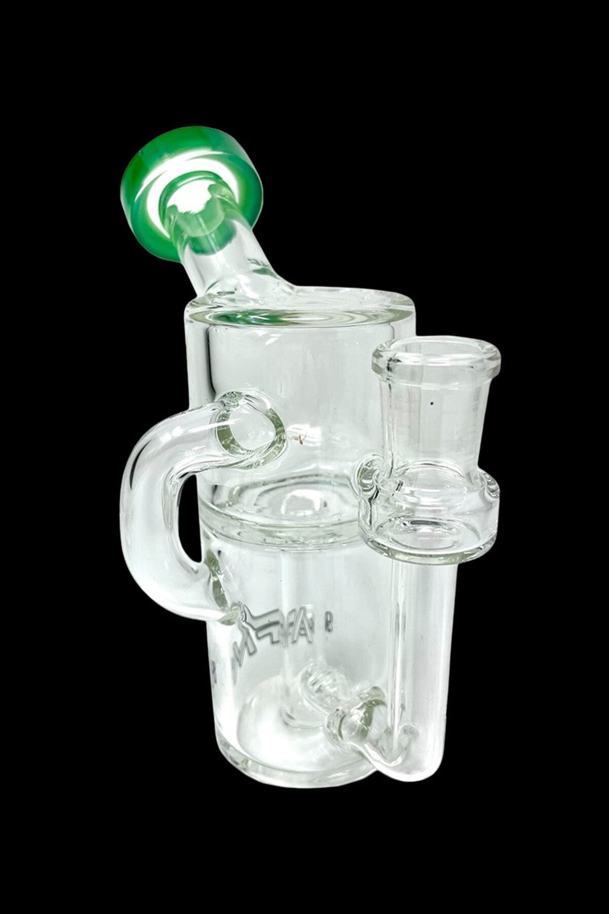 AFM Glass Power Can Clear Glass Recycler Mini Water Pipe