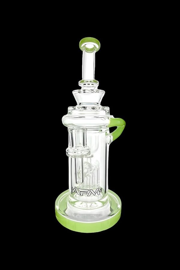 AFM Glass Power Station Color Lip Glass Recycler Water Pipe