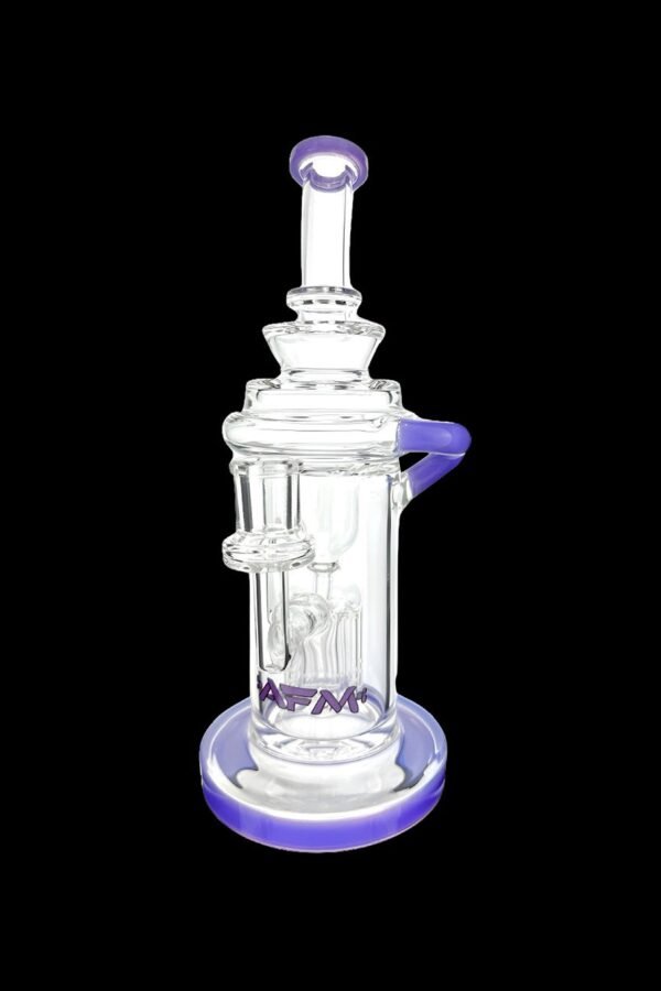 AFM Glass Power Station Color Lip Glass Recycler Water Pipe