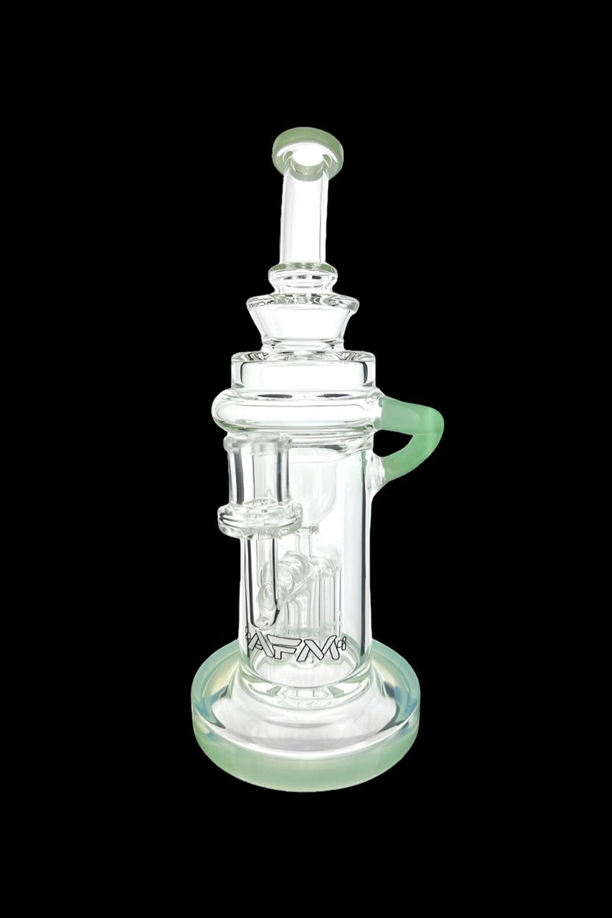 AFM Glass Power Station Color Lip Glass Recycler Water Pipe