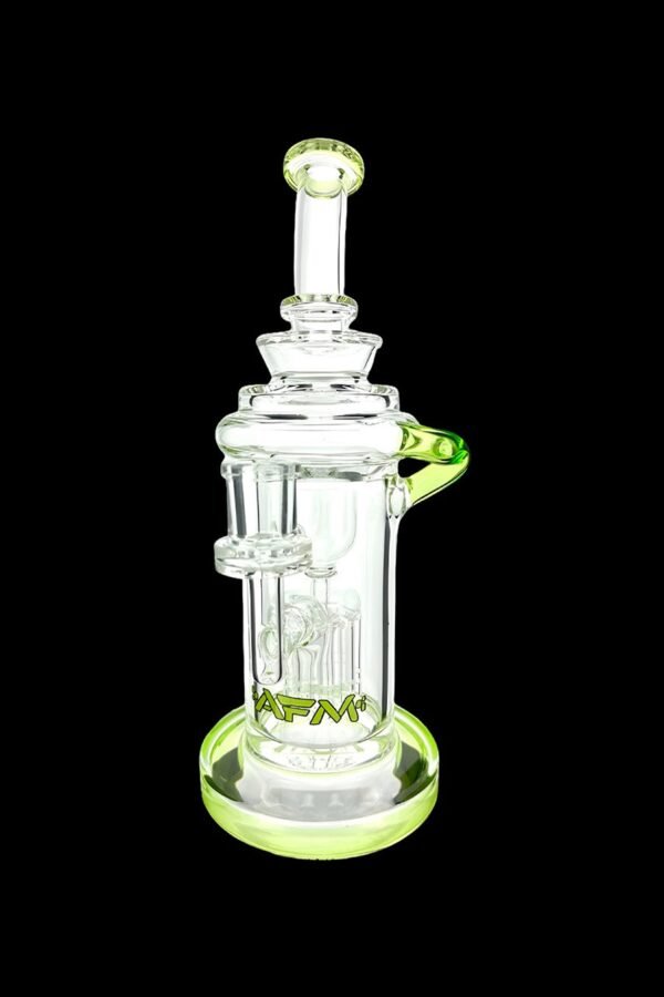 AFM Glass Power Station Color Lip Glass Recycler Water Pipe