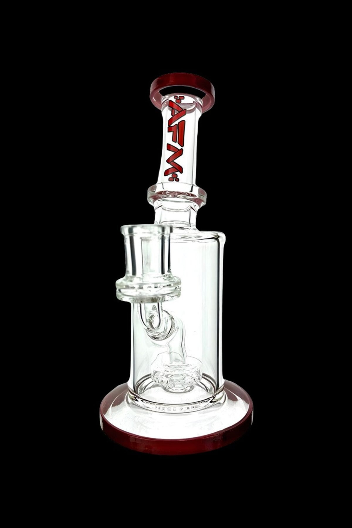 AFM Glass Puck Clear Glass Mini Water Pipe