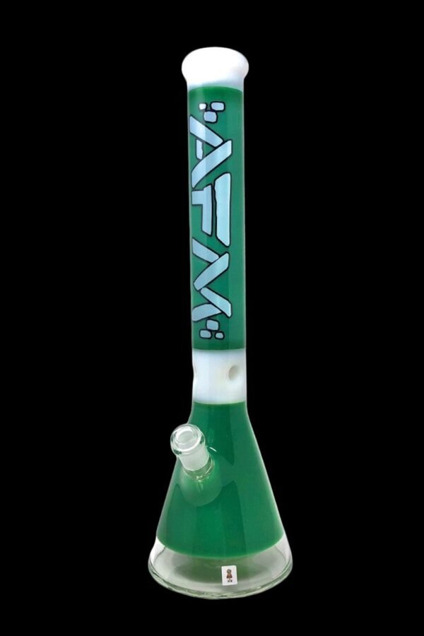 AFM Glass Pulsar Color Glass Beaker Bong