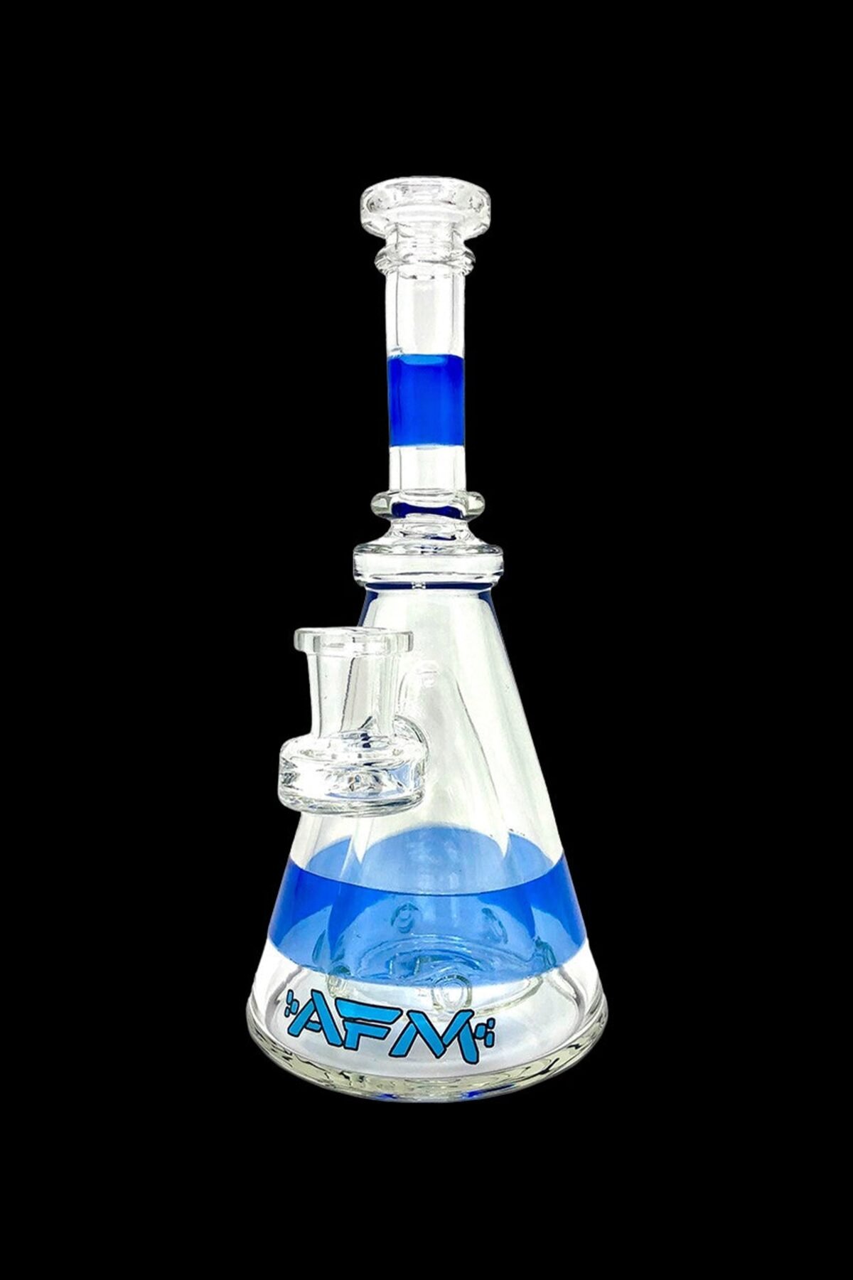 AFM Glass Pyramid Clear Glass Water Pipe