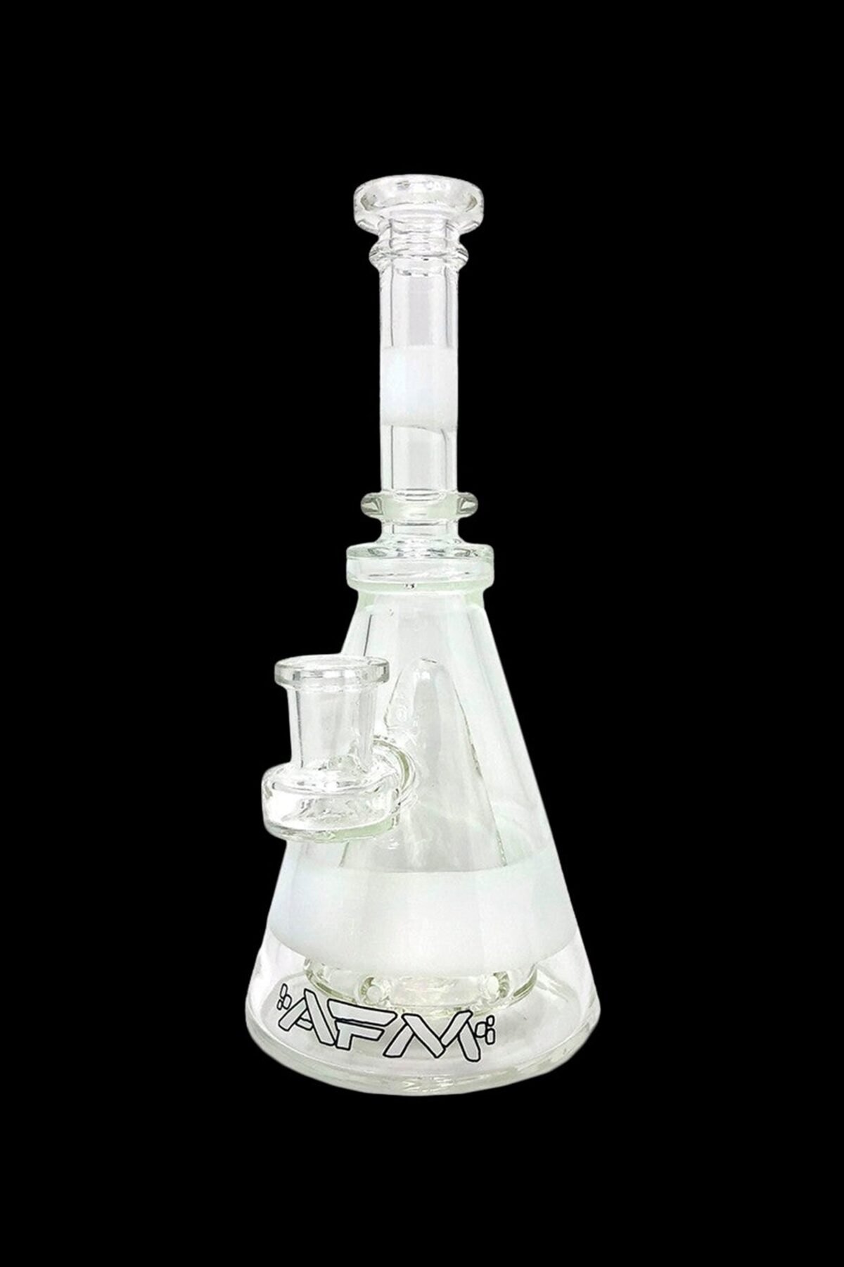 AFM Glass Pyramid Clear Glass Water Pipe