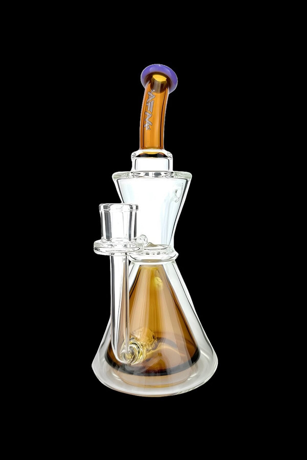 AFM Glass Pyramid Perc Glass Recycler Water Pipe