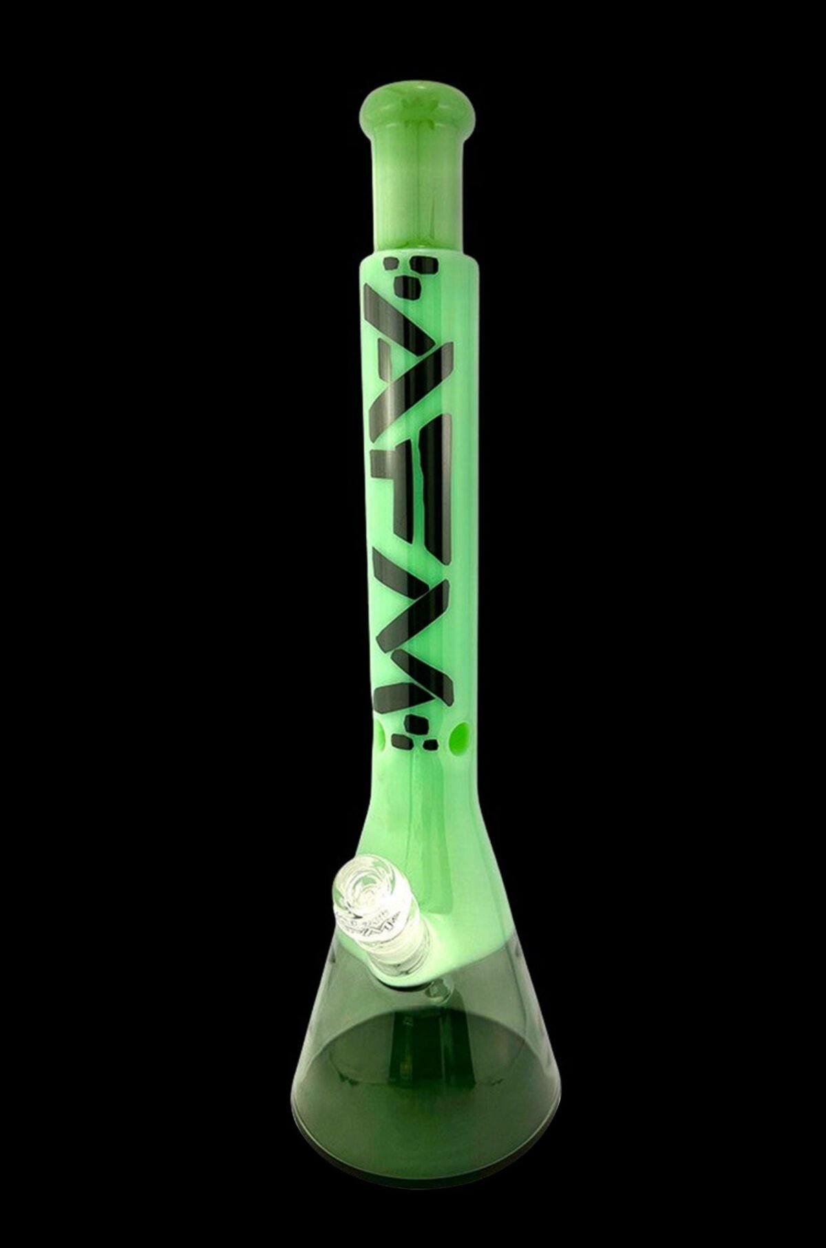 AFM Glass Quasar Glass Beaker Bong - Mint/ Smokey