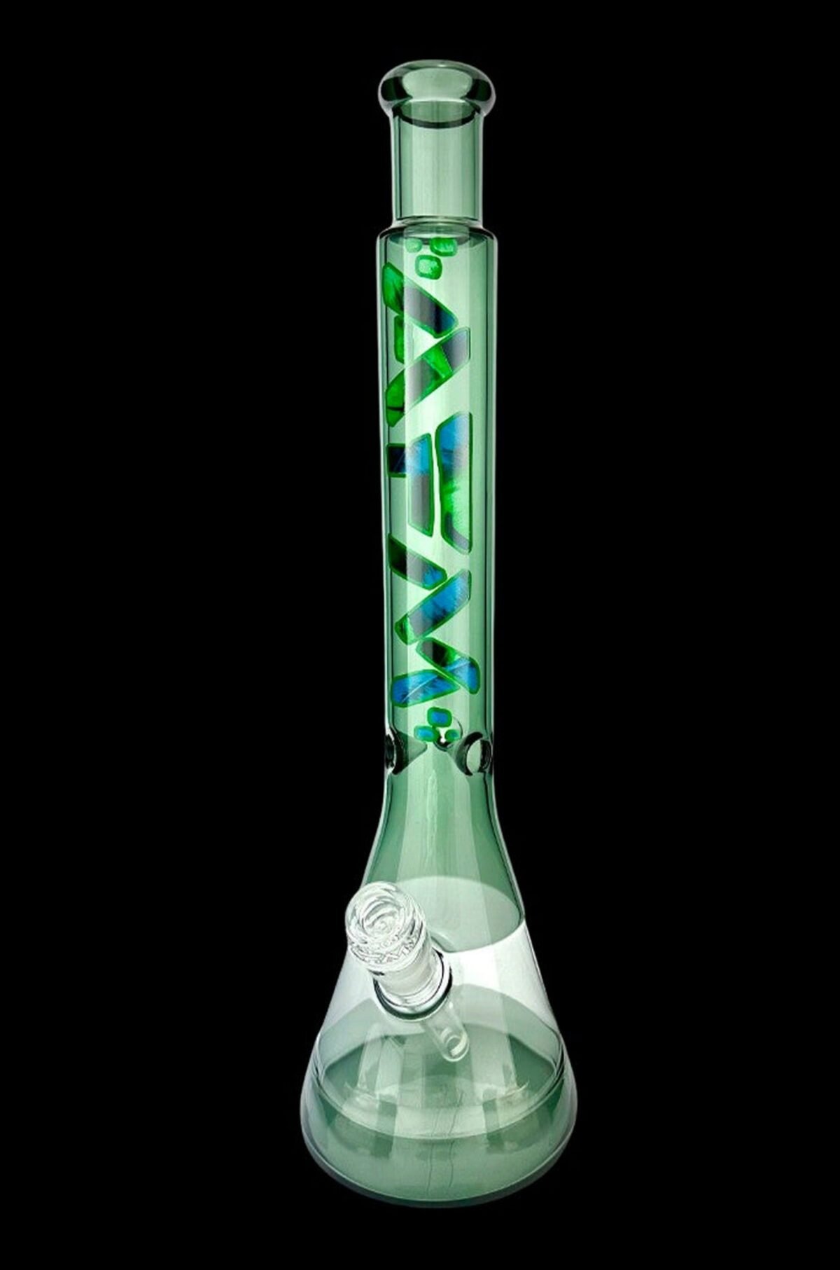 AFM Glass Quasar Glass Leaf Beaker Bong