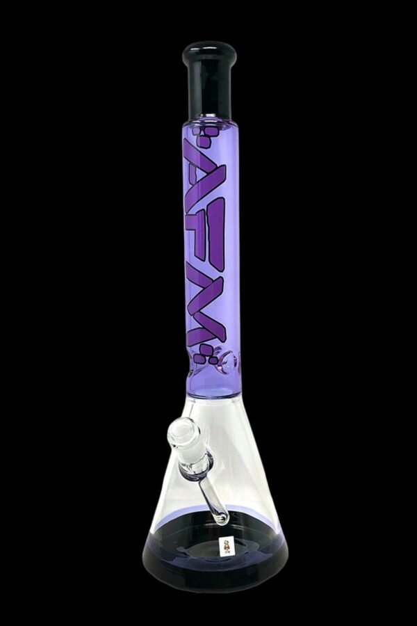 AFM Glass The Quasar Beaker Bong Purple - 18""