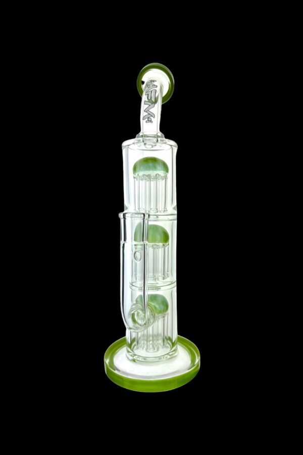 AFM Glass Triple Arm Perc Glass Water Pipe