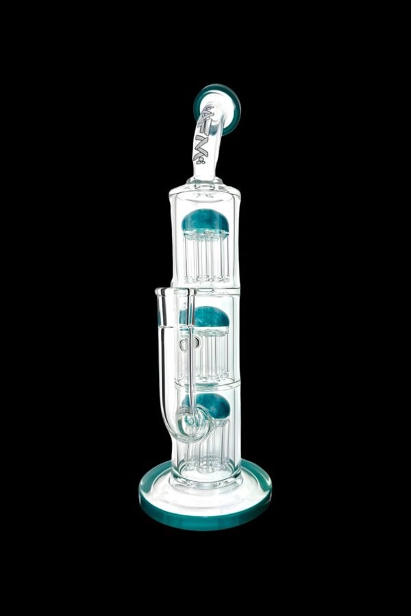 AFM Glass Triple Arm Perc Glass Water Pipe