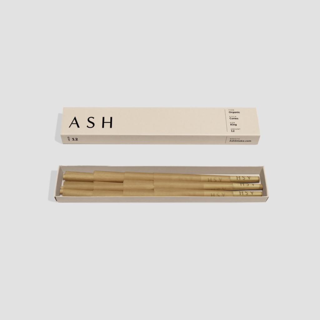 ASH Pre-rolled Cones / Organic / 12 count