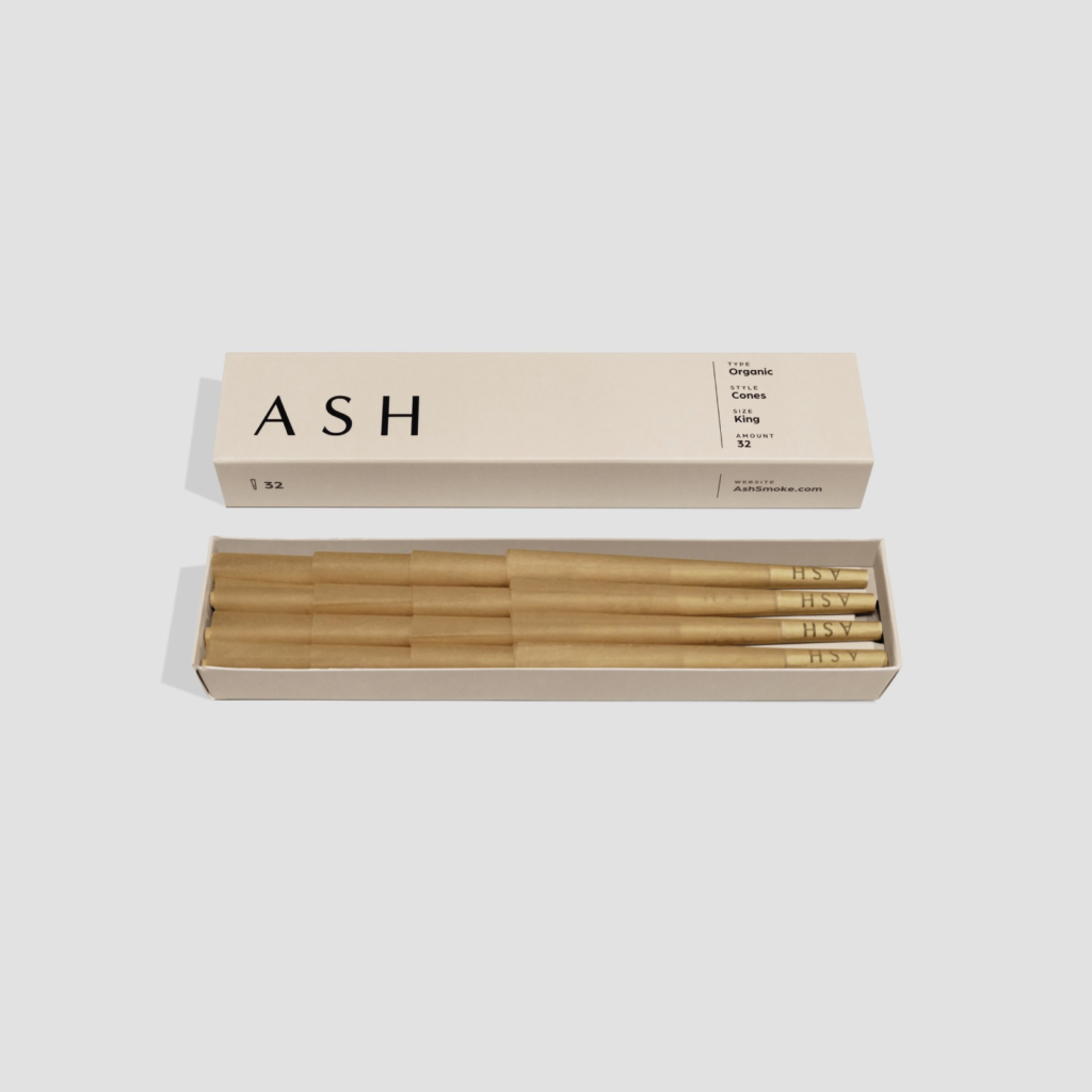 ASH Pre-rolled Cones / Organic / 32 count