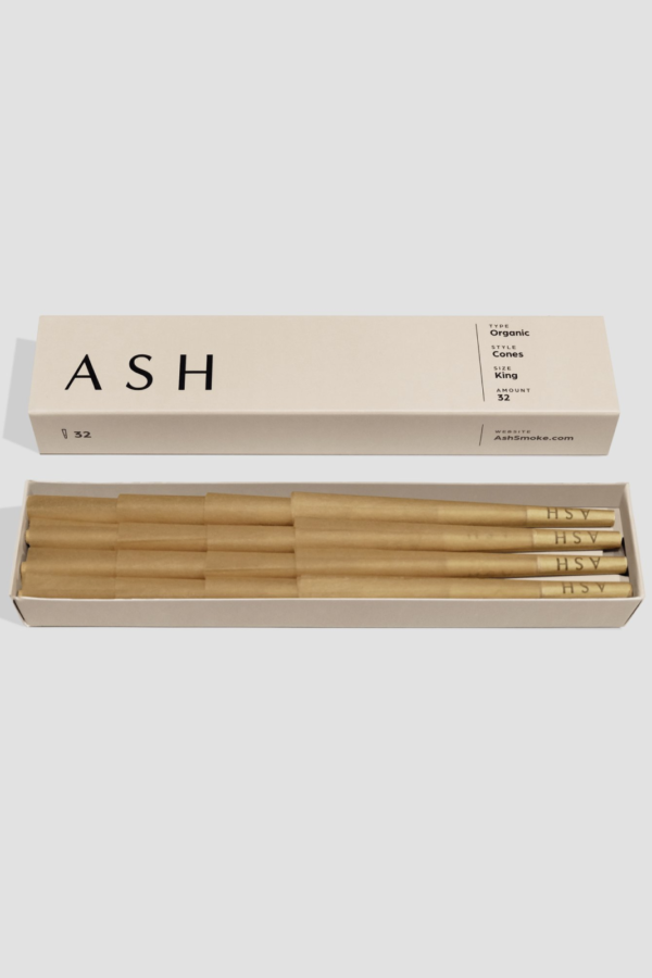 ASH Pre-rolled Cones / Organic / 32 count