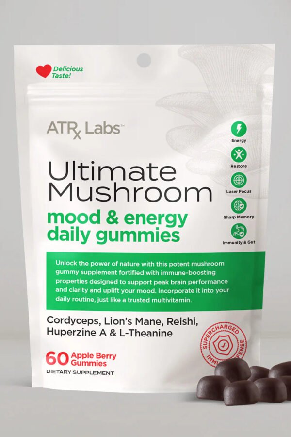 ATRx Daily Mood & Energy Super Mushroom Gummies