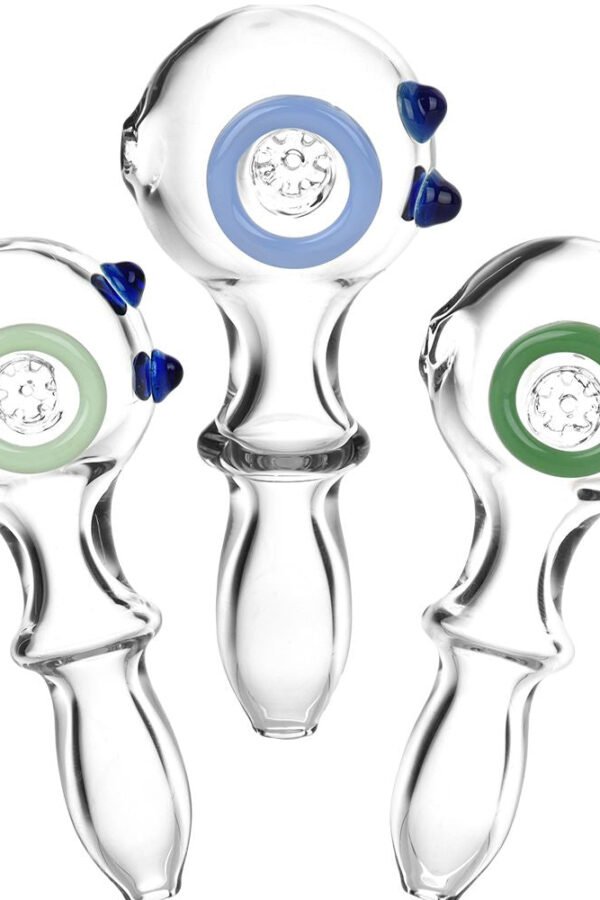 Achieving Clarity Glass Spoon Pipe - 4.25""/ 3ct