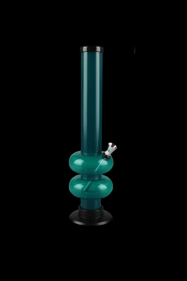 Acrylic Double Bubble Base Water Pipe