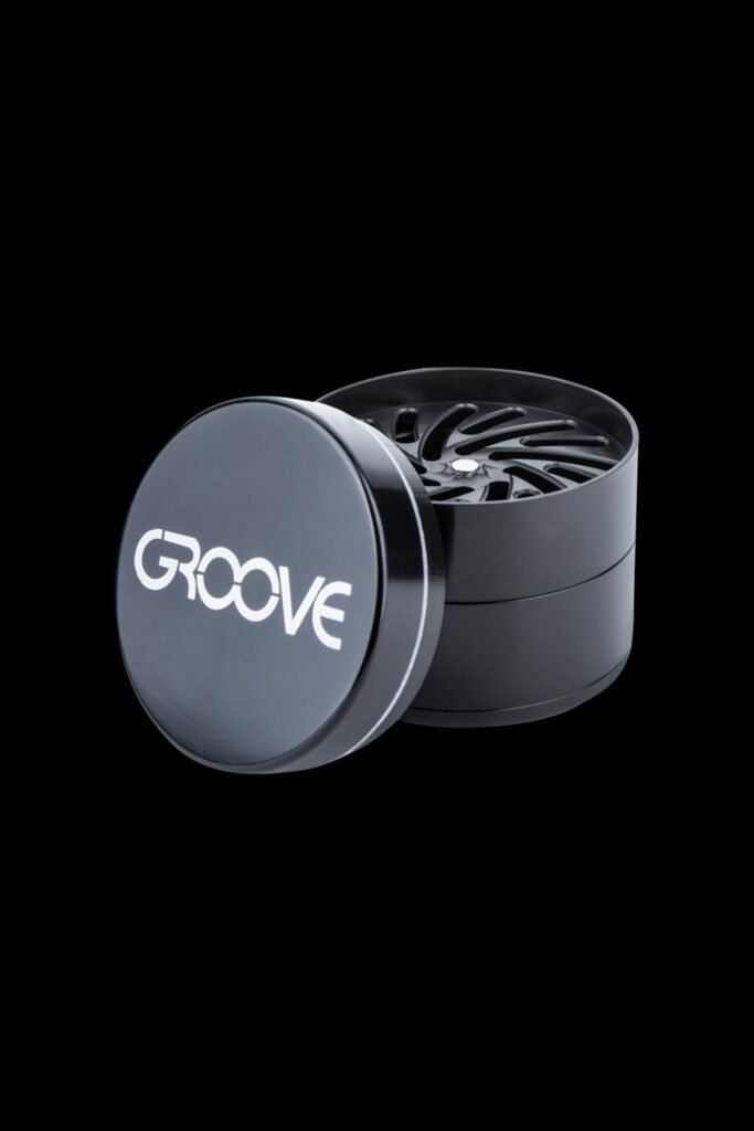 Aerospaced Groove 4-Piece Aluminum Grinders