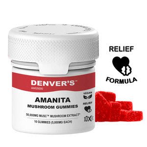 Amanita Mushroom Gummies (10 Gummies/50,000mg)