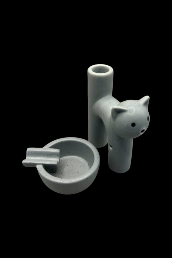 Art of Smoke Kitty Cat Pipe & Ashtray