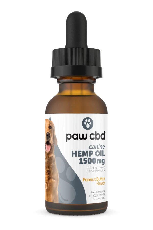 CBD Dog Oil Tincture for Calmness & Health Support Peanut Butter (300MG - 3000MG)