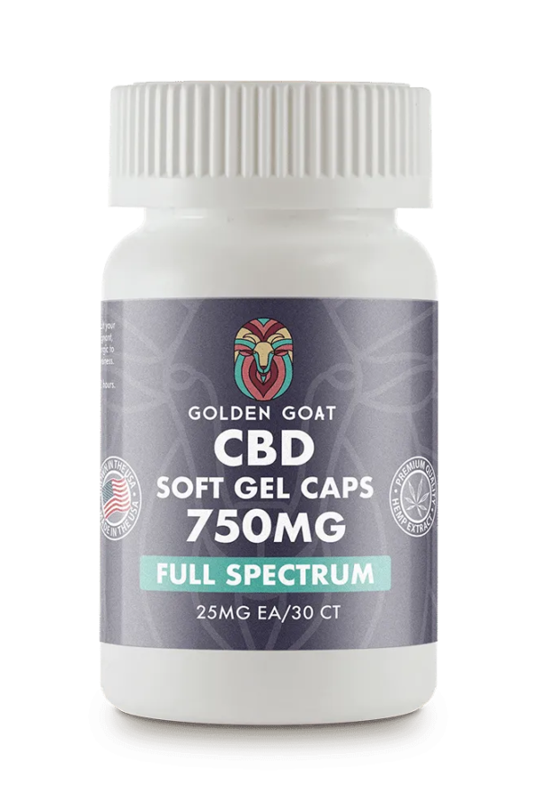 CBD Gel Capsules Full Spectrum 750MG 30ct