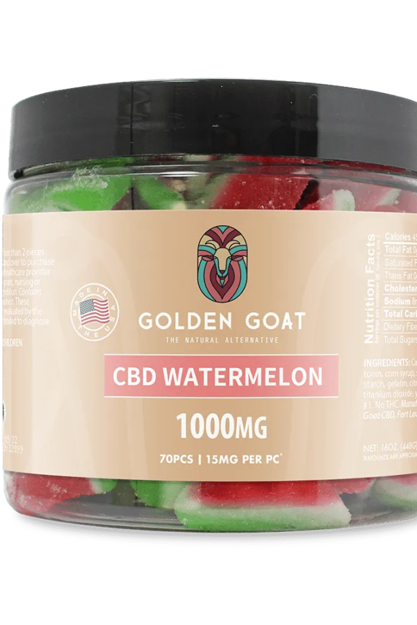 CBD Gummies 1000MG - Watermelon